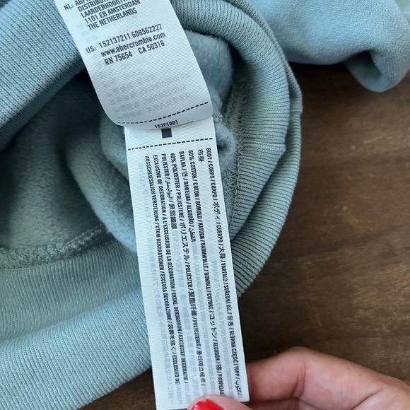 Abercrombie & fitch drama wedge Henley soft af collection medium - Picture 4 of 4